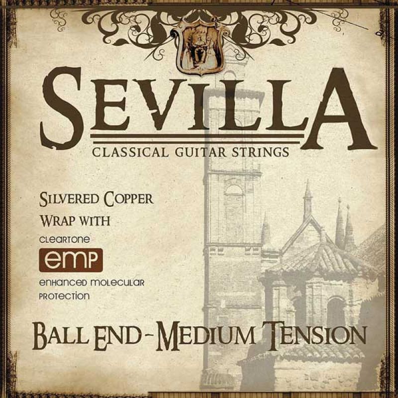 Набір струн CLEARTONE 8442 SEVILLA BALL END MEDIUM TENSION